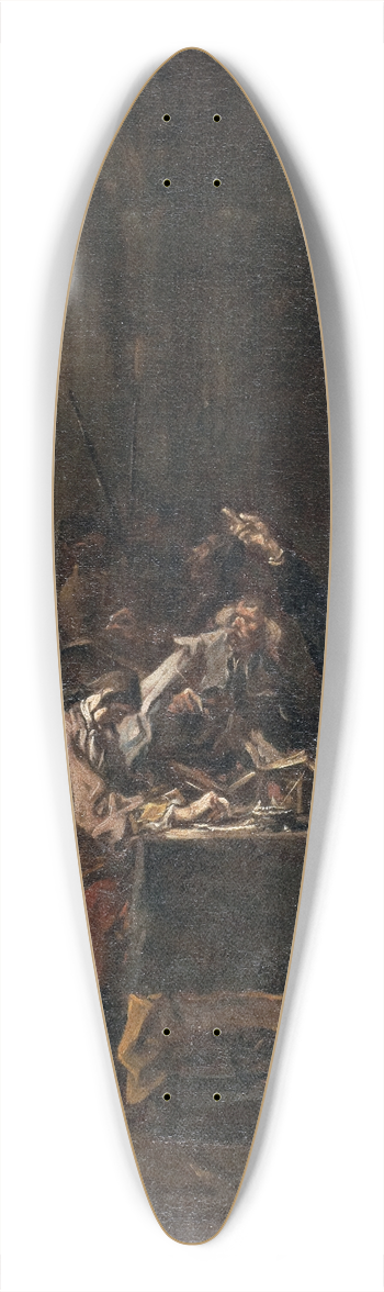 Alessandro Magnasco - Torture Scene 39.3 inch art pintail longboard deck