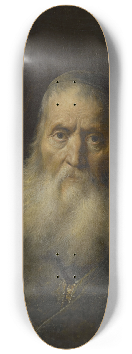 Jan Lievens - Old man in a skullcap 8.25 inch art skate deck