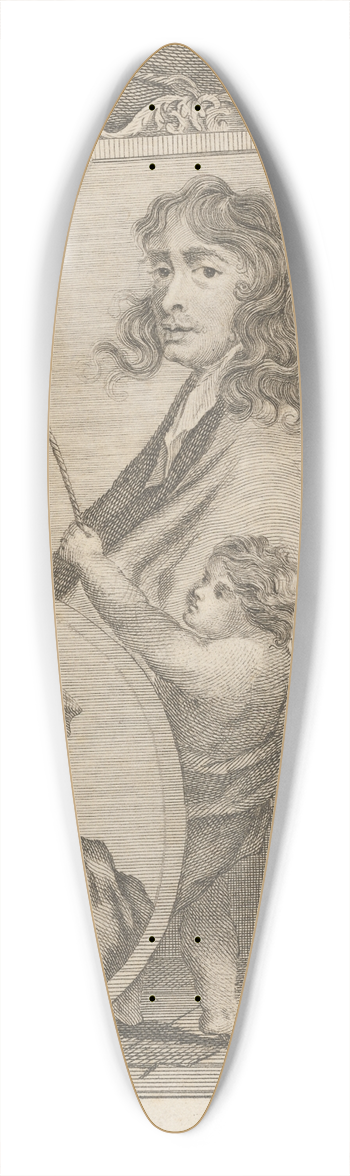 Alexander Bannerman - Boit. Baker. 39.3 inch art pintail longboard deck