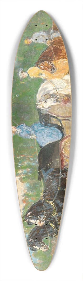 Alexander Von Bensa - Spazierfahrt 39.3 inch art pintail longboard deck