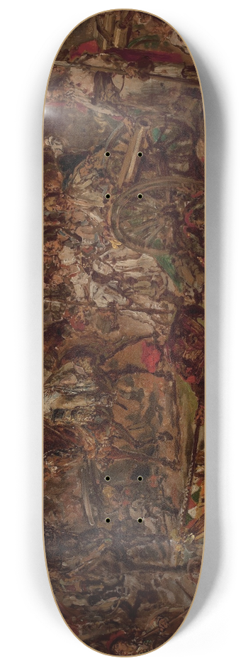 Jan Matejko - Kociuszko at Racawice, sketch 8.25 inch art skate deck