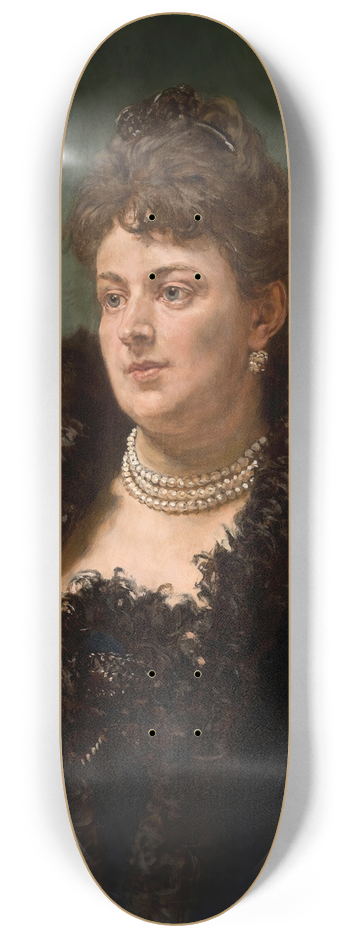 Jan Matejko - Portrait of Bona Ossowiecka 8.25 inch art skate deck
