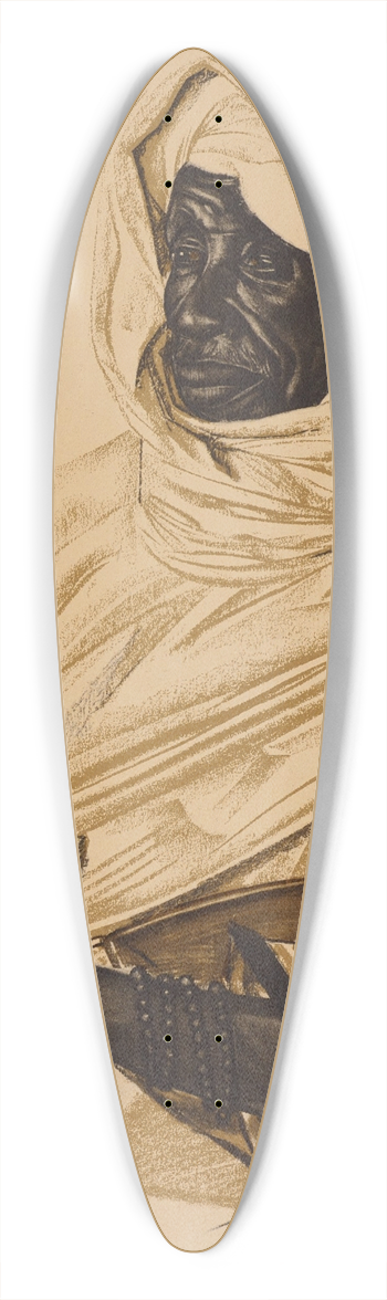 Alexandre Jacovleff - Aim Gabo, Sultan de Birao 39.3 inch art pintail longboard deck