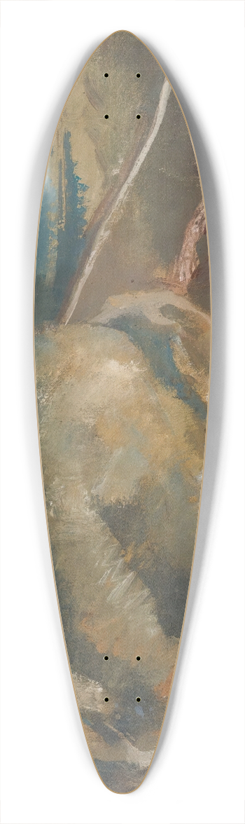 Alexandre Jacovleff - The Beggar 39.3 inch art pintail longboard deck