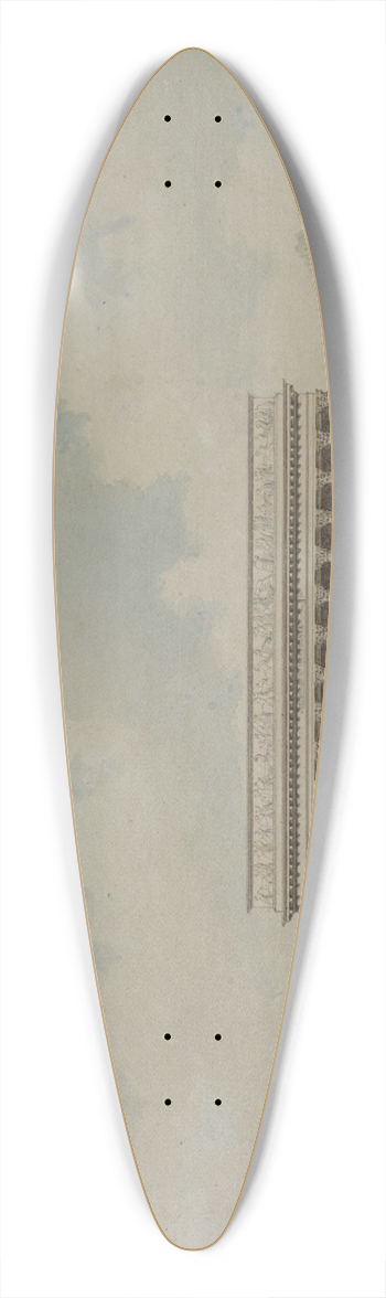 Alexandre Thodore Brongniart - Projet de place devant la Bourse 39.3 inch art pintail longboard deck