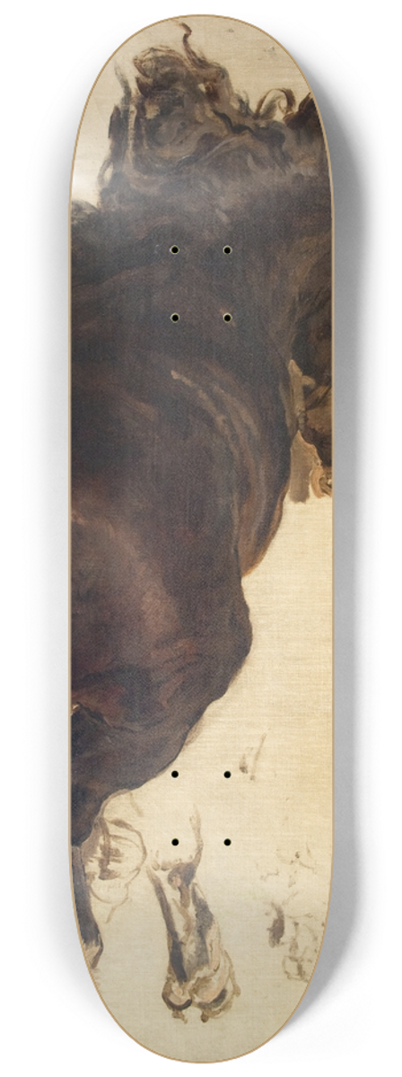 Jan Matejko - Study of a recIIning horse 8.25 inch art skate deck