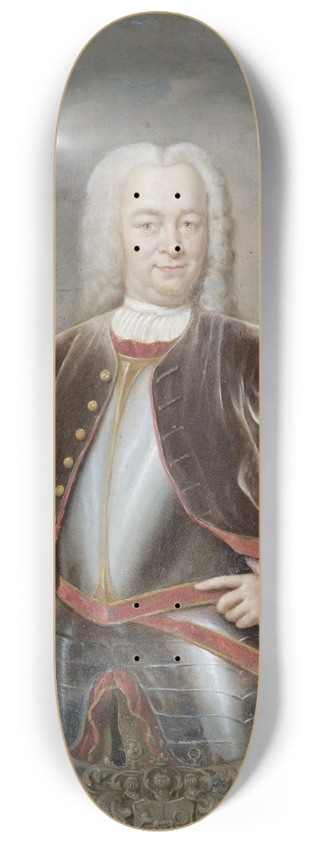 Jan Maurits Quinkhard - Portrait of Gustaaf Willem, Baron van Imhoff, Governor-General of the Dutch East India Company 8.25 inch art skate deck