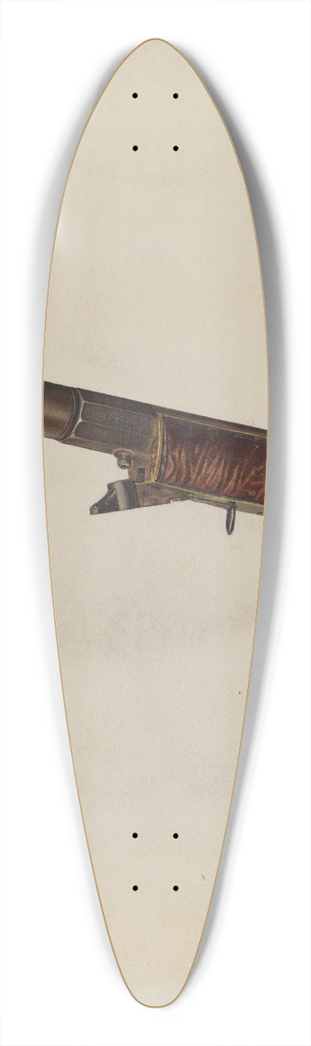 Alf Bruseth - Muzzle Loading Pistol 39.3 inch art pintail longboard deck