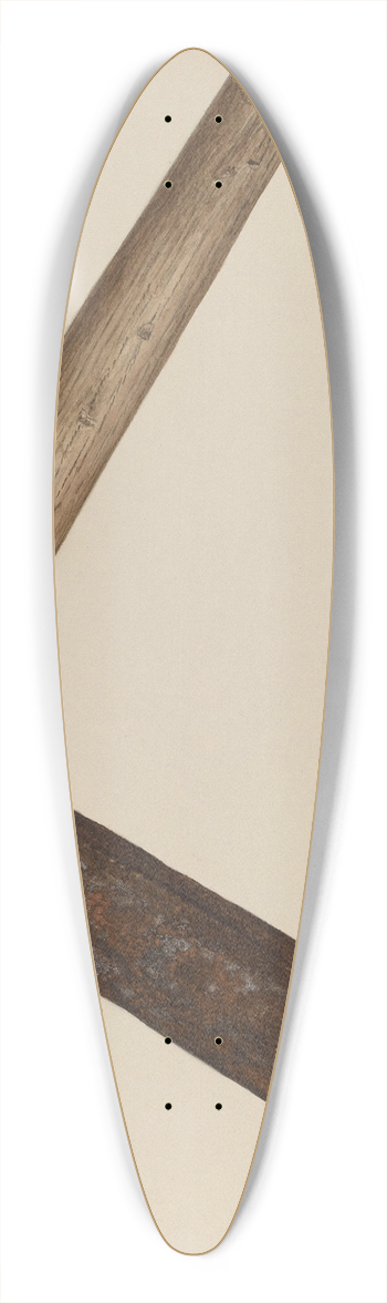 Alfonso Moreno - Shingle Knife 39.3 inch art pintail longboard deck
