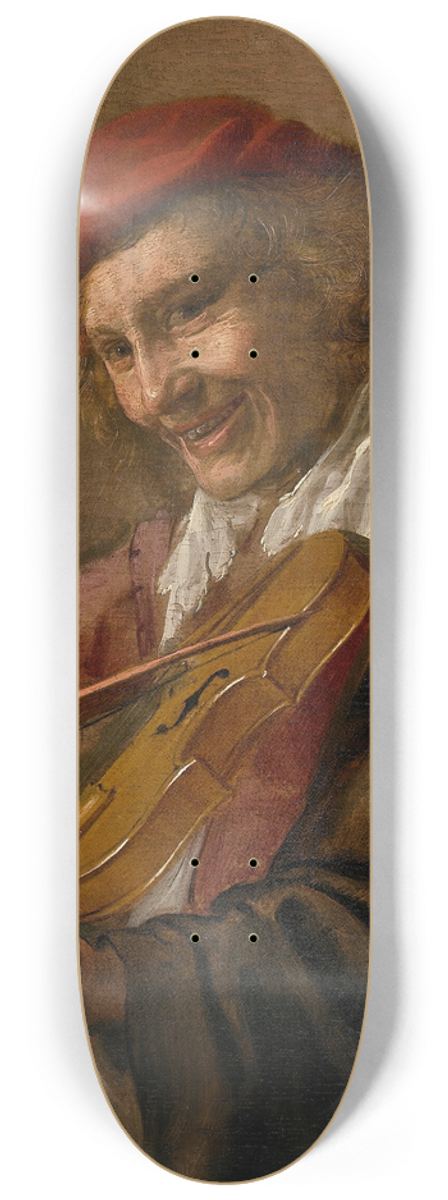 Jan Miense Molenaer - Le Violoniste 8.25 inch art skate deck