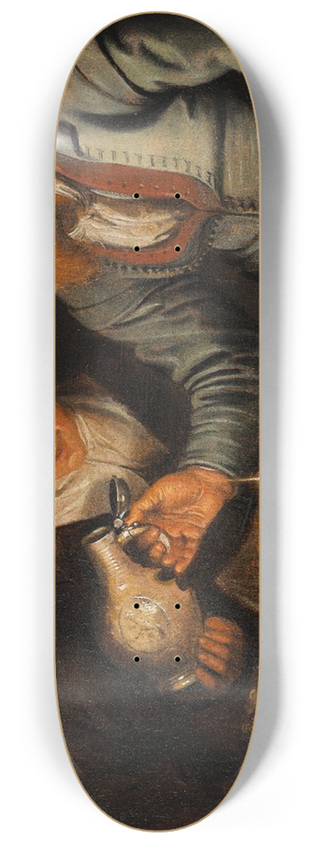 Jan Miense Molenaer - The Five Senses,Sight 8.25 inch art skate deck