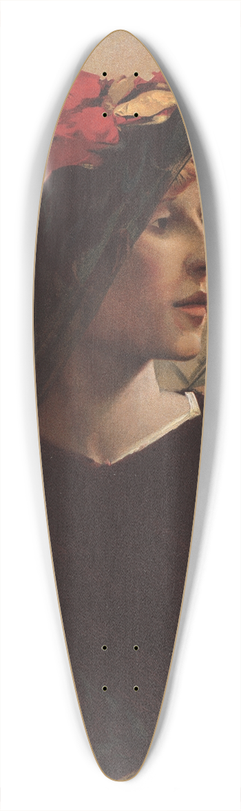 Alfred-Pierre Agache - Impria 39.3 inch art pintail longboard deck