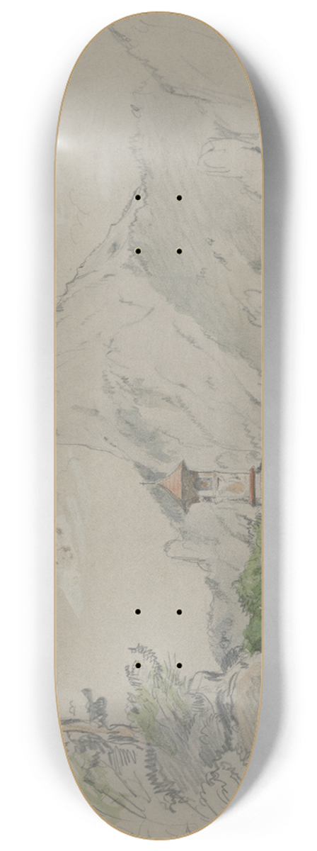 Jan Nowopack - Mountain Lake 8.25 inch art skate deck