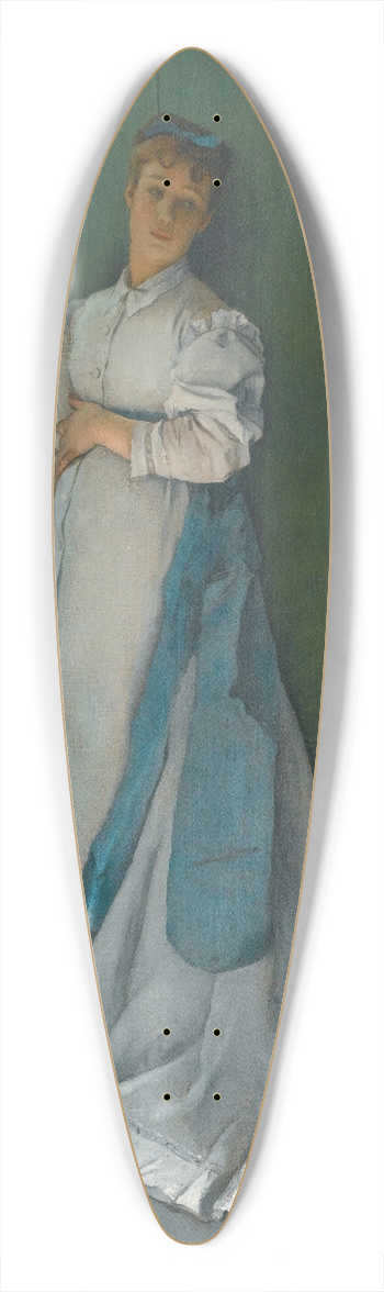 Alfred Stevens - Lemotionne 39.3 inch art pintail longboard deck