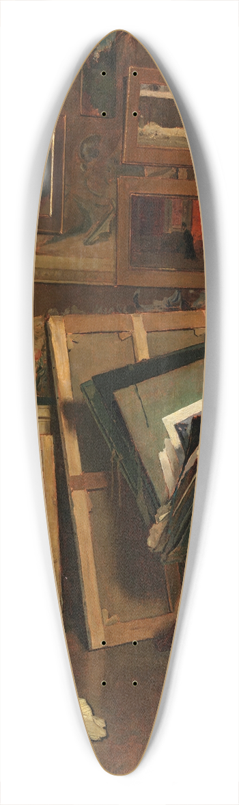 Alfred Stevens - The Psych (My Studio) 39.3 inch art pintail longboard deck