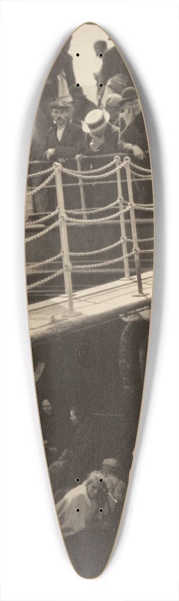 Alfred Stieglitz - The Steerage 39.3 inch art pintail longboard deck