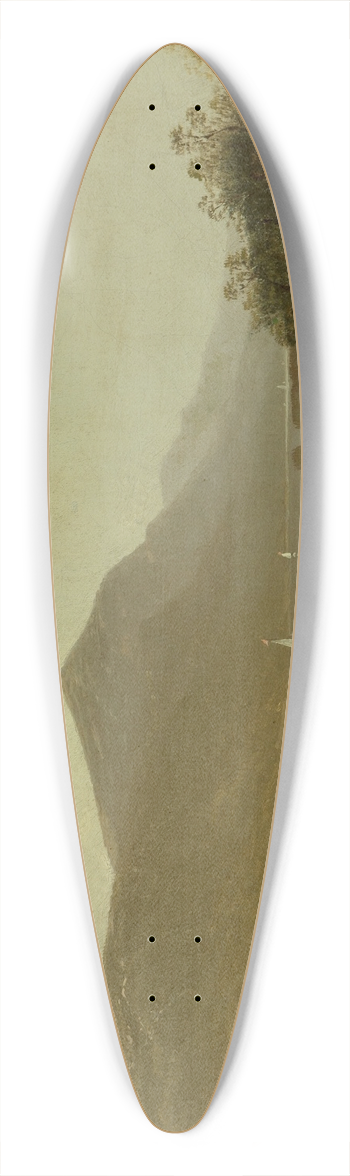 Alfred Thompson Bricher - Along the Hudson River 39.3 inch art pintail longboard deck