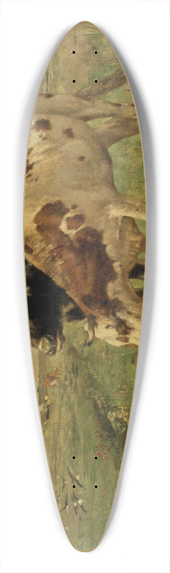 Alfred Verwee - Common Agrimony 39.3 inch art pintail longboard deck