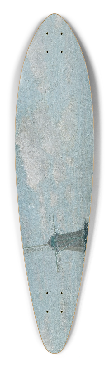 Alfred Zoff - Dorf auf der Dne 39.3 inch art pintail longboard deck
