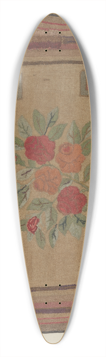 Alice Cosgrove - Hooked Rug 39.3 inch art pintail longboard deck