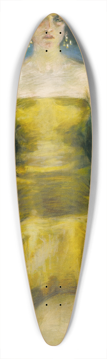 Alice Pike Barney - Babylon 39.3 inch art pintail longboard deck