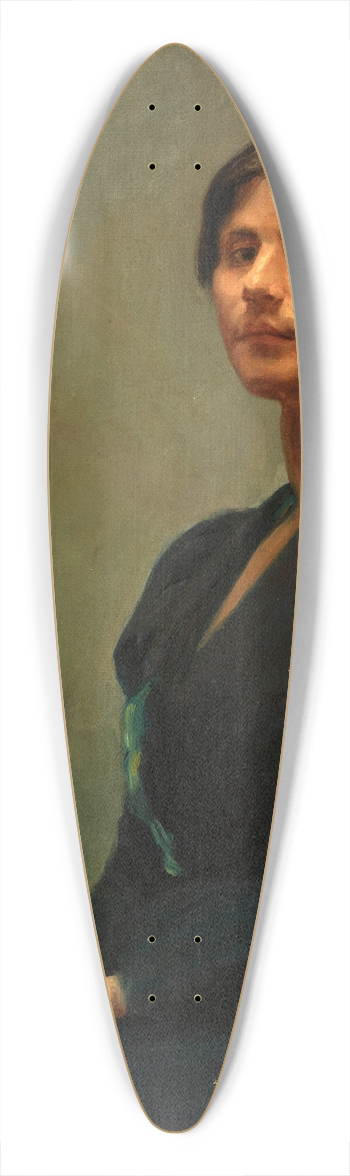 Alice Pike Barney - Martha 39.3 inch art pintail longboard deck
