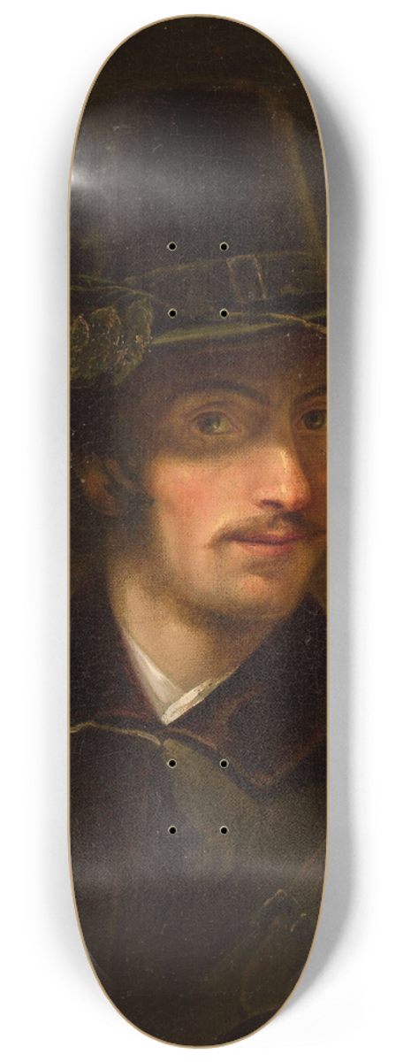 Jan Piotr uczyski - Self-portrait 8.25 inch art skate deck