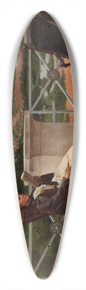 Almeida Jnior - Reading 39.3 inch art pintail longboard deck