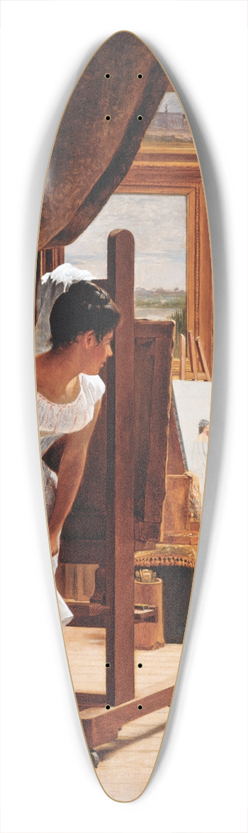 Almeida Jnior - The Inopportune 39.3 inch art pintail longboard deck