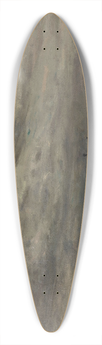 Alos De Laet - Caravans in the Rain 39.3 inch art pintail longboard deck