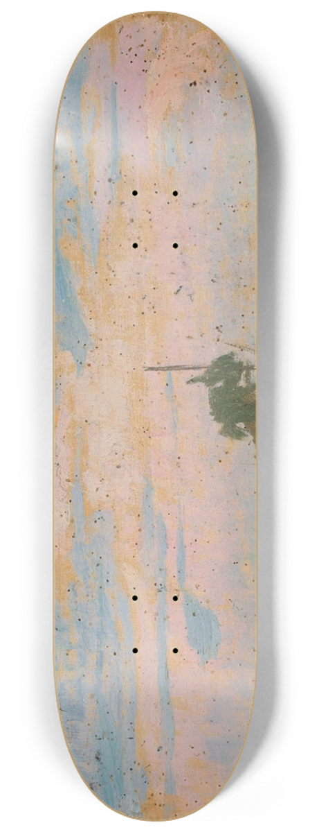 Jan Rembowski - Parapet of balcony with flower pots 8.25 inch art skate deck