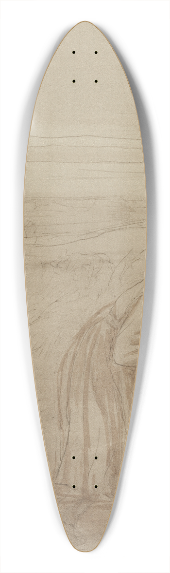 Alphonse Legros - Les Glaneuses 39.3 inch art pintail longboard deck