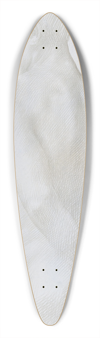 Alphonse Legros - Study of a Figure 39.3 inch art pintail longboard deck
