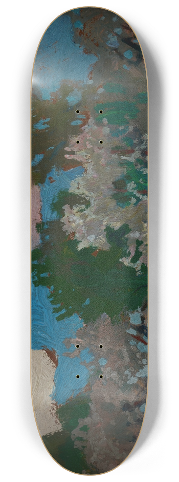 Jan Stanislawski - Apple-Trees in Blossom 8.25 inch art skate deck