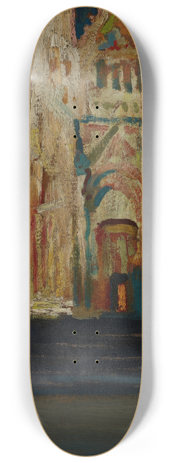 Jan Stanislawski - Cathedral in Sienna 8.25 inch art skate deck