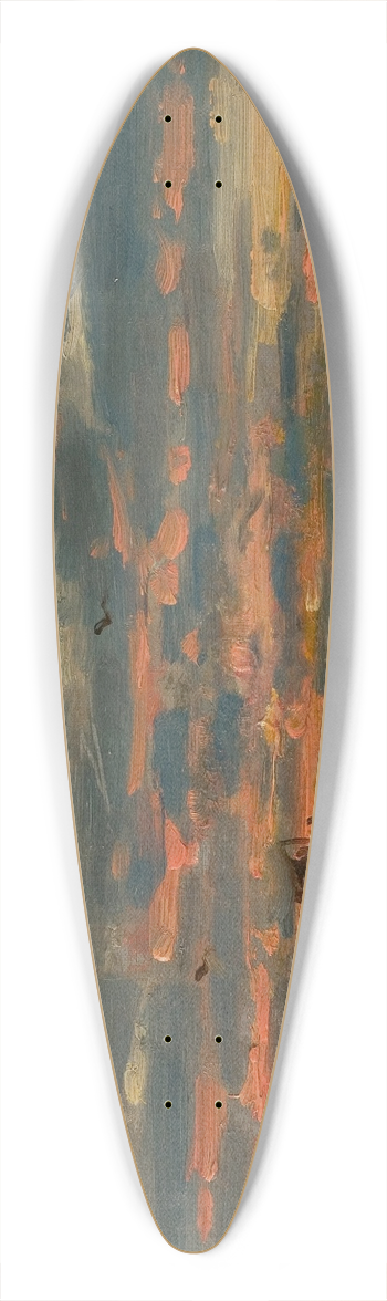 Amaldus Nielsen - Skisse 39.3 inch art pintail longboard deck