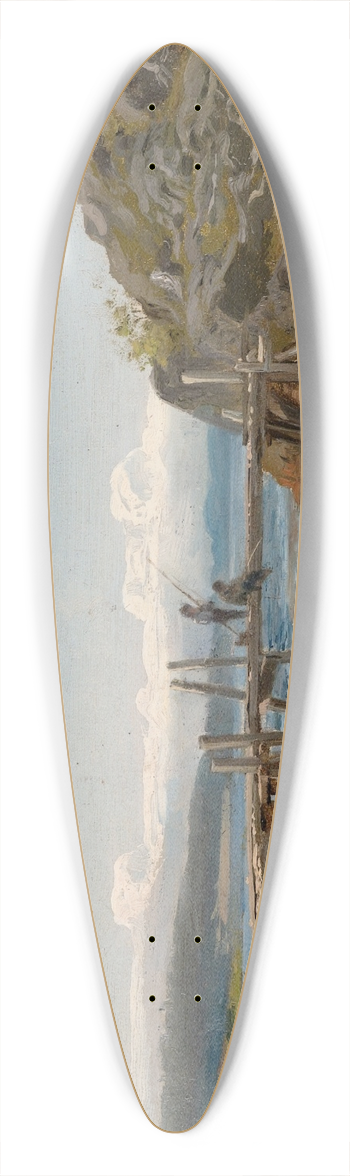 Amaldus Nielsen - Smalsund, Mandal 39.3 inch art pintail longboard deck
