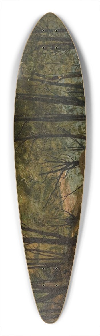 Amaldus Nielsen - Ulvegjelskogen, Mandal 39.3 inch art pintail longboard deck