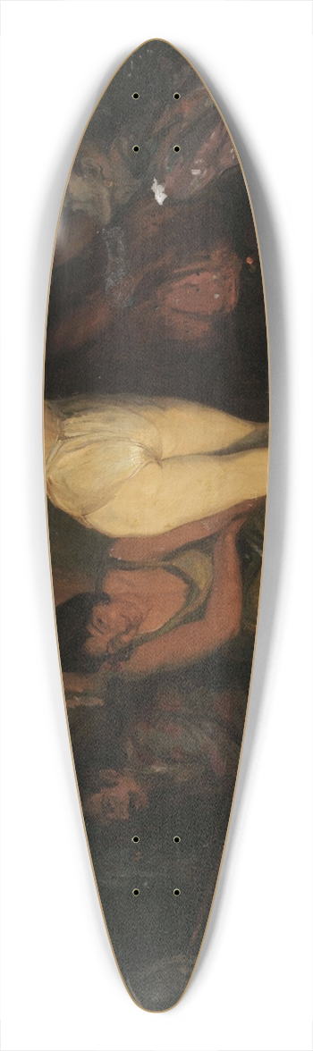 Amandus Faure - Hinter der Manege 39.3 inch art pintail longboard deck