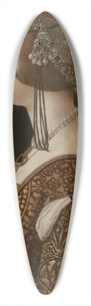Ambrogio de Predis - Bianca Maria Sforza 39.3 inch art pintail longboard deck