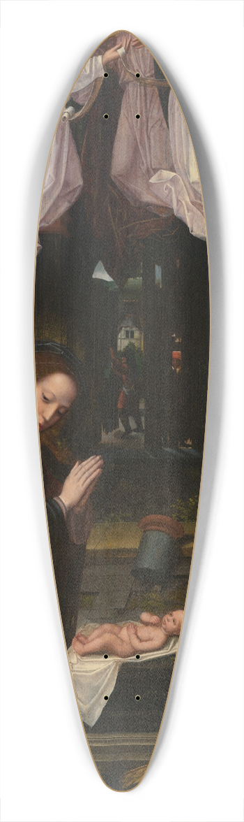 Ambrosius Benson - TheNativity 39.3 inch art pintail longboard deck