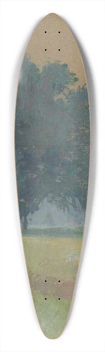 Ambroy Sabatowski - Three Moments  Triptych (Morning) 39.3 inch art pintail longboard deck