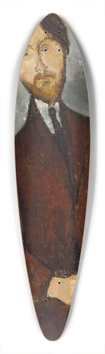Amedeo Modigliani - Lopold Zborowski 39.3 inch art pintail longboard deck