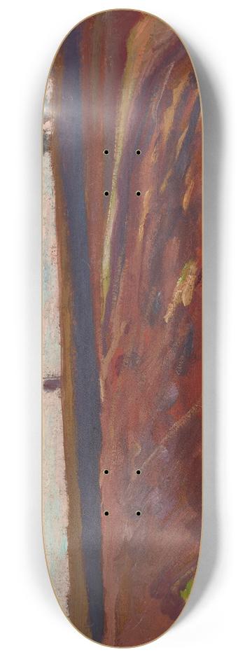 Jan Stanislawski - Plough-Land in Spring 8.25 inch art skate deck