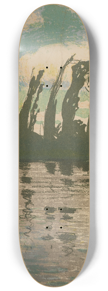 Jan Stanislawski - Poplars 8.25 inch art skate deck