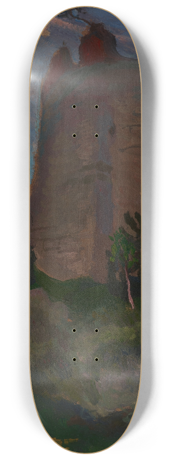 Jan Stanislawski - Tower at Tenczyn 8.25 inch art skate deck