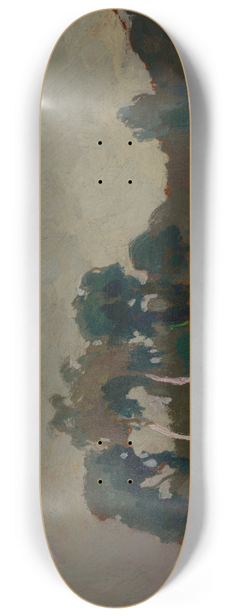Jan Stanislawski - Trees on the Meadow 8.25 inch art skate deck