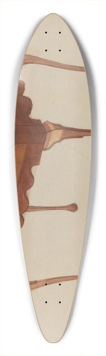 American 20th Century - Rectangular Table for Serving or Tea 39.3 inch art pintail longboard deck