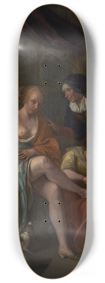 Jan Steen - Bathsheba After the Bath 8.25 inch art skate deck