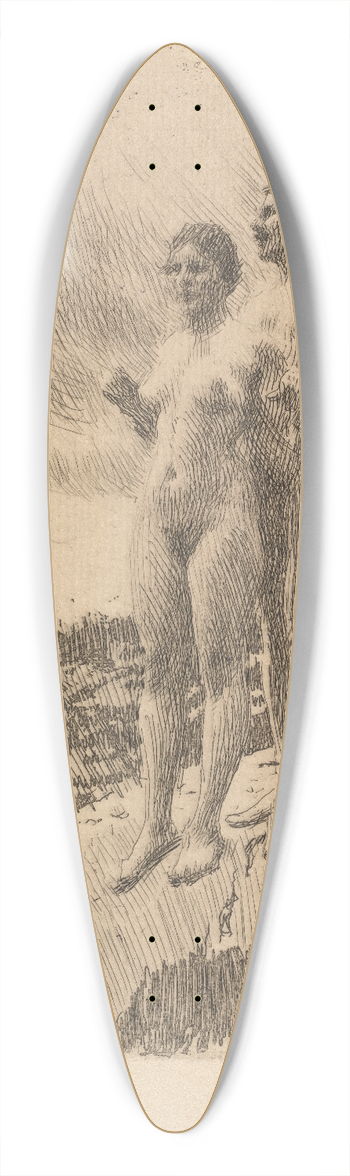 Anders Zorn - The Two 39.3 inch art pintail longboard deck